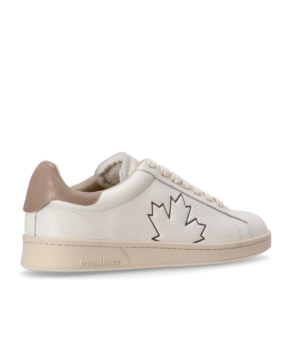 Dsquared2 Lace-up Low-cut Casual Shoes In White