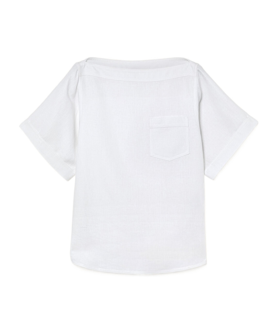 Loro Piana Assen Short-sleeve Antiqua Linen Shirt In White