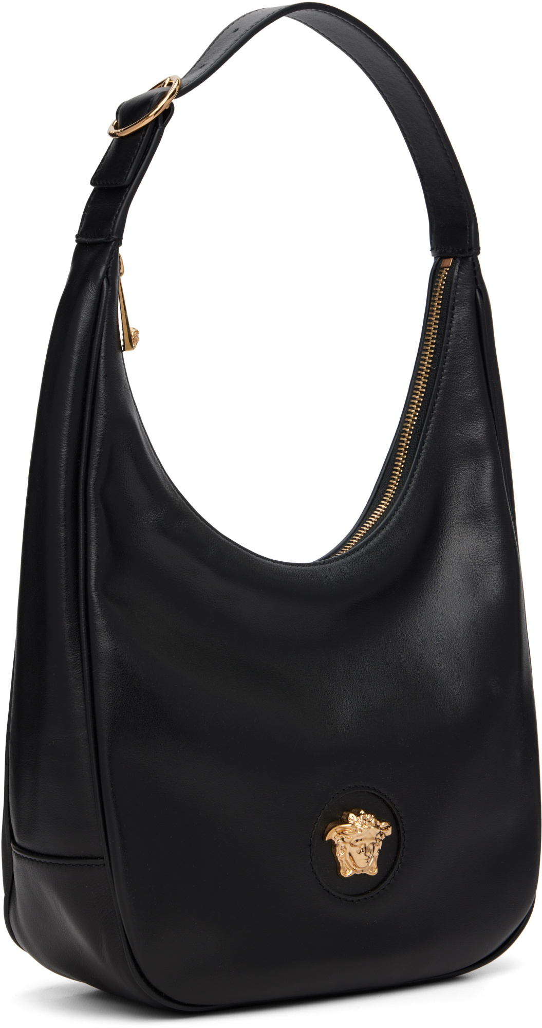 Versace 'la Medusa' Shoulder Bag In Black