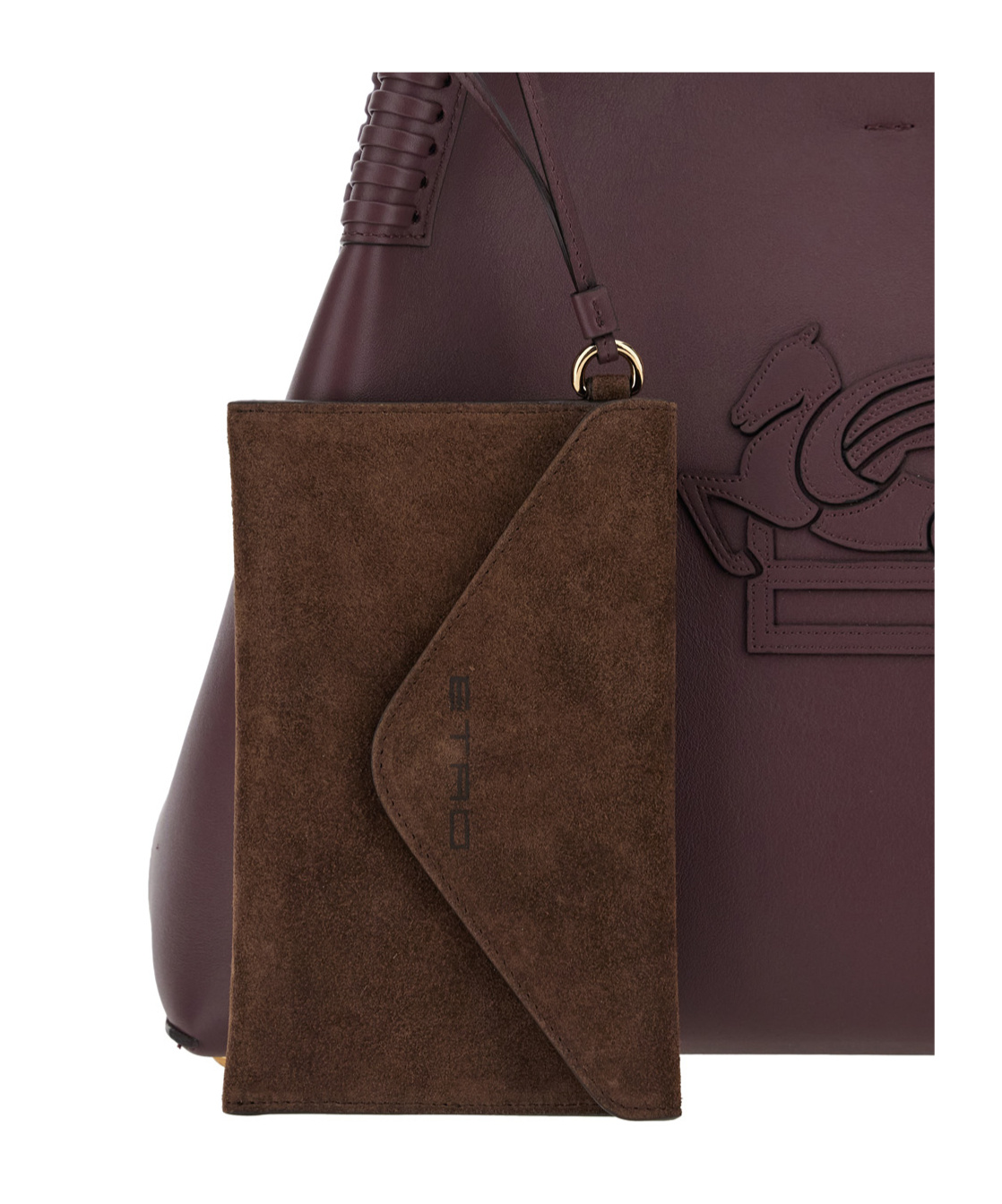 Etro Schultertasche Libra Medium Aus Leder
