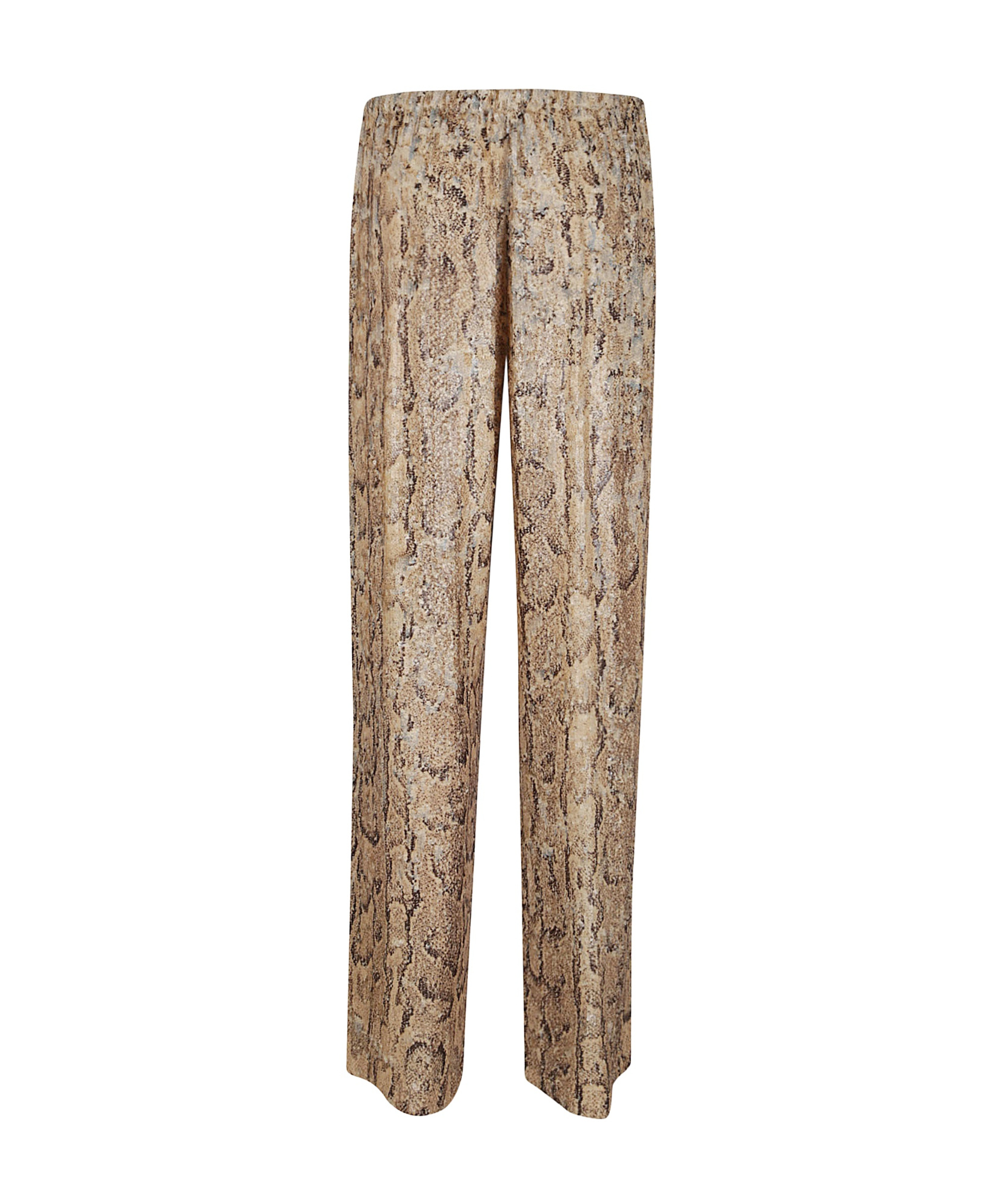Dries Van Noten Puvis Bis L Emb 1482 W.w.pants In Nude