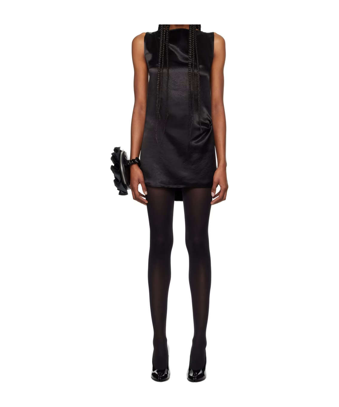 Jean Paul Gaultier Corset Laced Satin Minidress