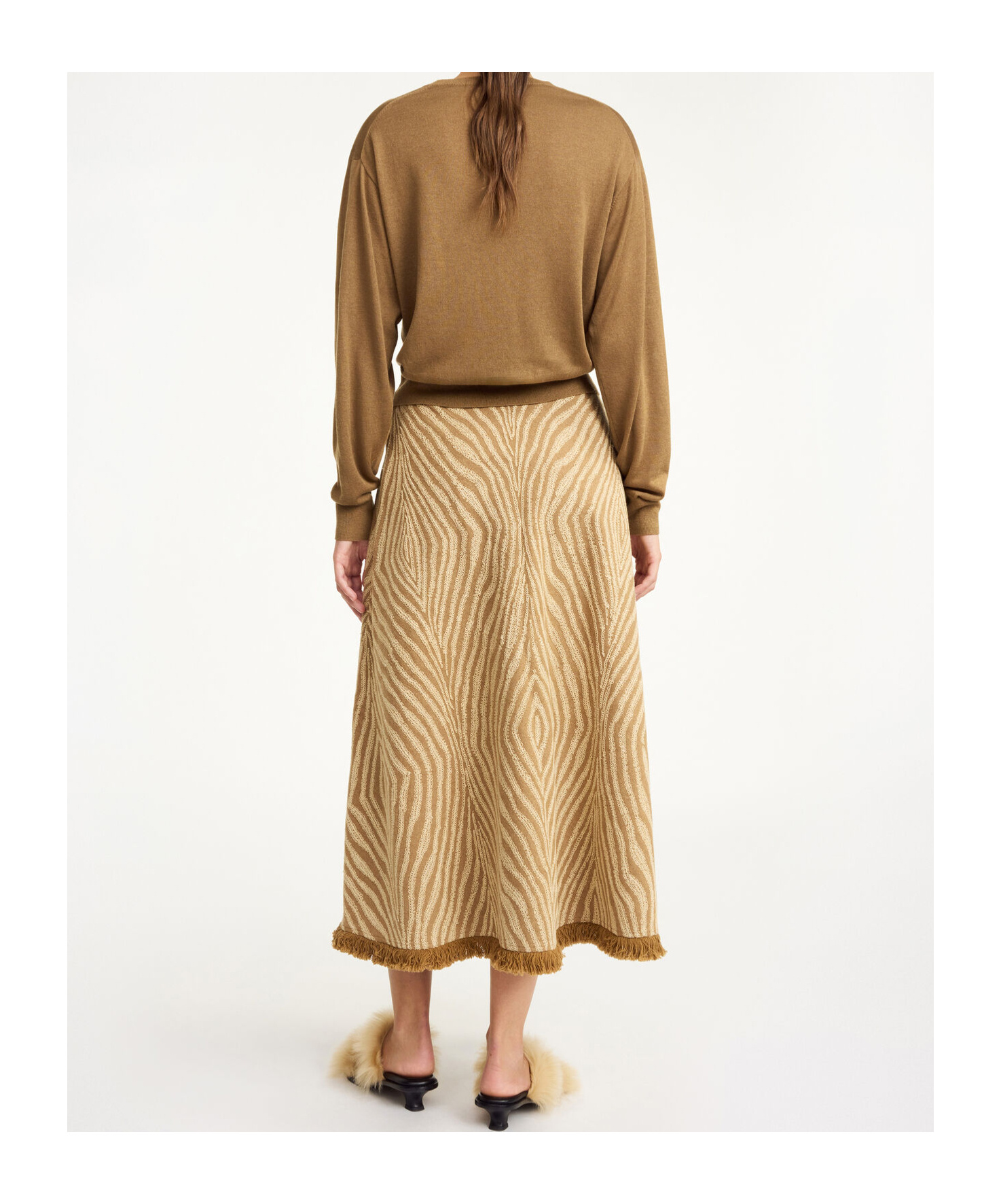 Shop By Malene Birger Long-sleeved Sweater In Brown