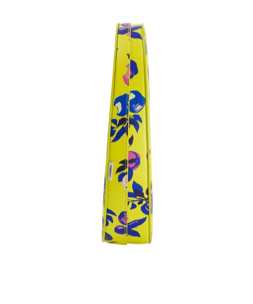 Shop Coperni Mini Swipe Print Bag In Yellow
