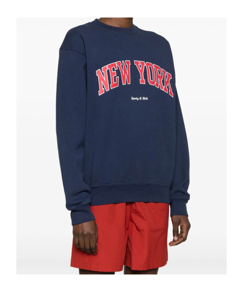 Sporty And Rich Sporty & Rich New York Ivy Sweatshirt In Blue