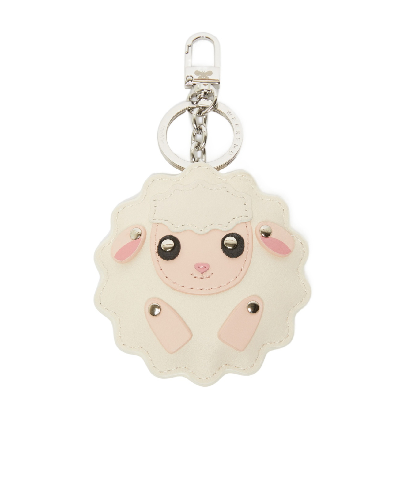 Weekend Max Mara Leather Keyring In Brown