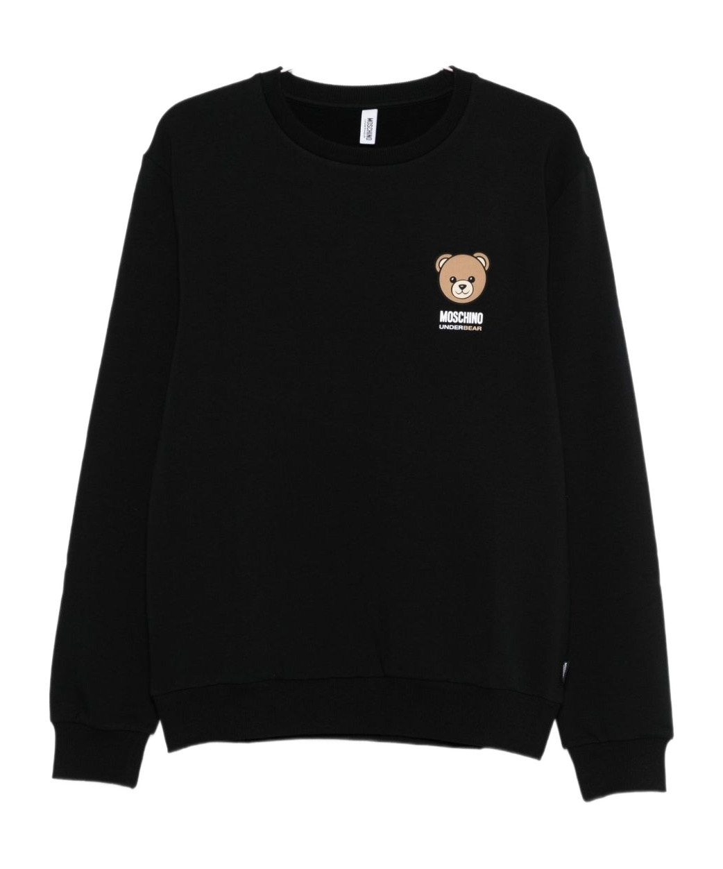 Moschino Teddy-print Sweatshirt In Black