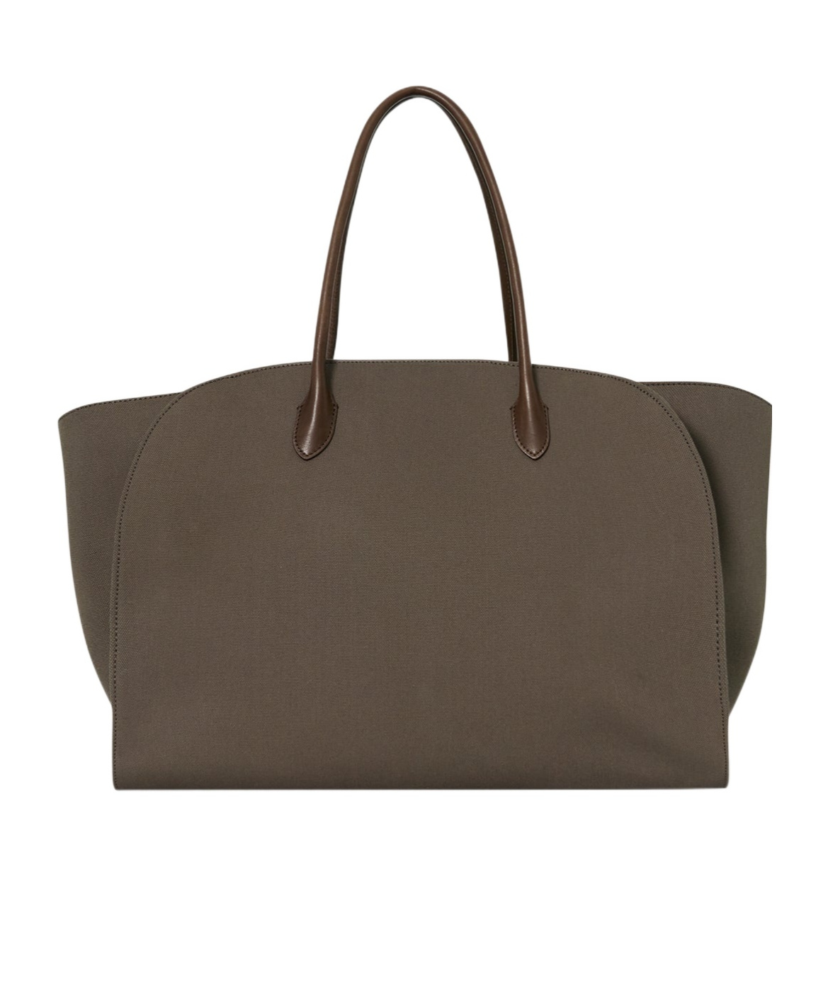 The Row Marlo 17 Cotton Bag In Brown