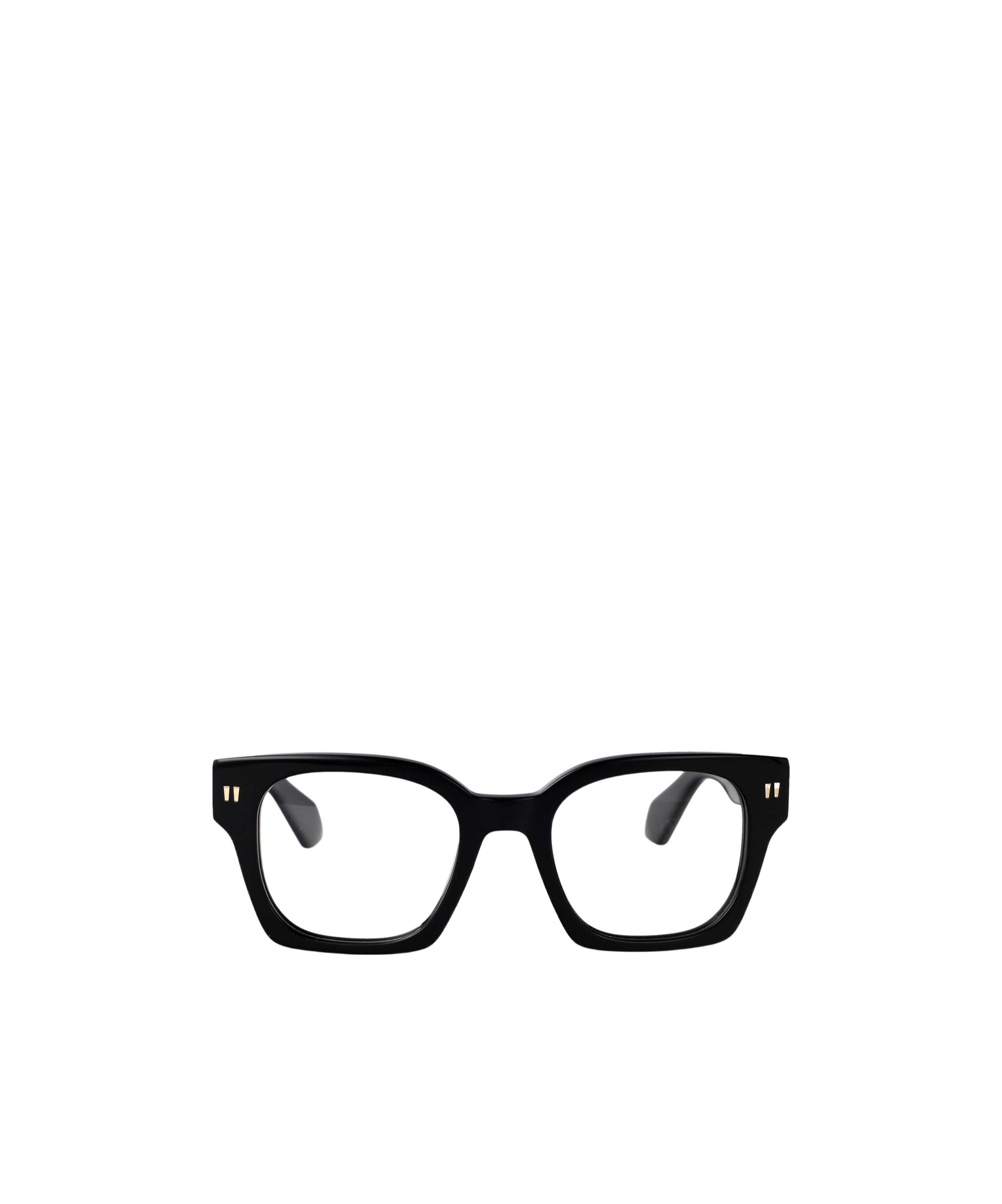 Off-white Full Frame Plain Mirror In Black