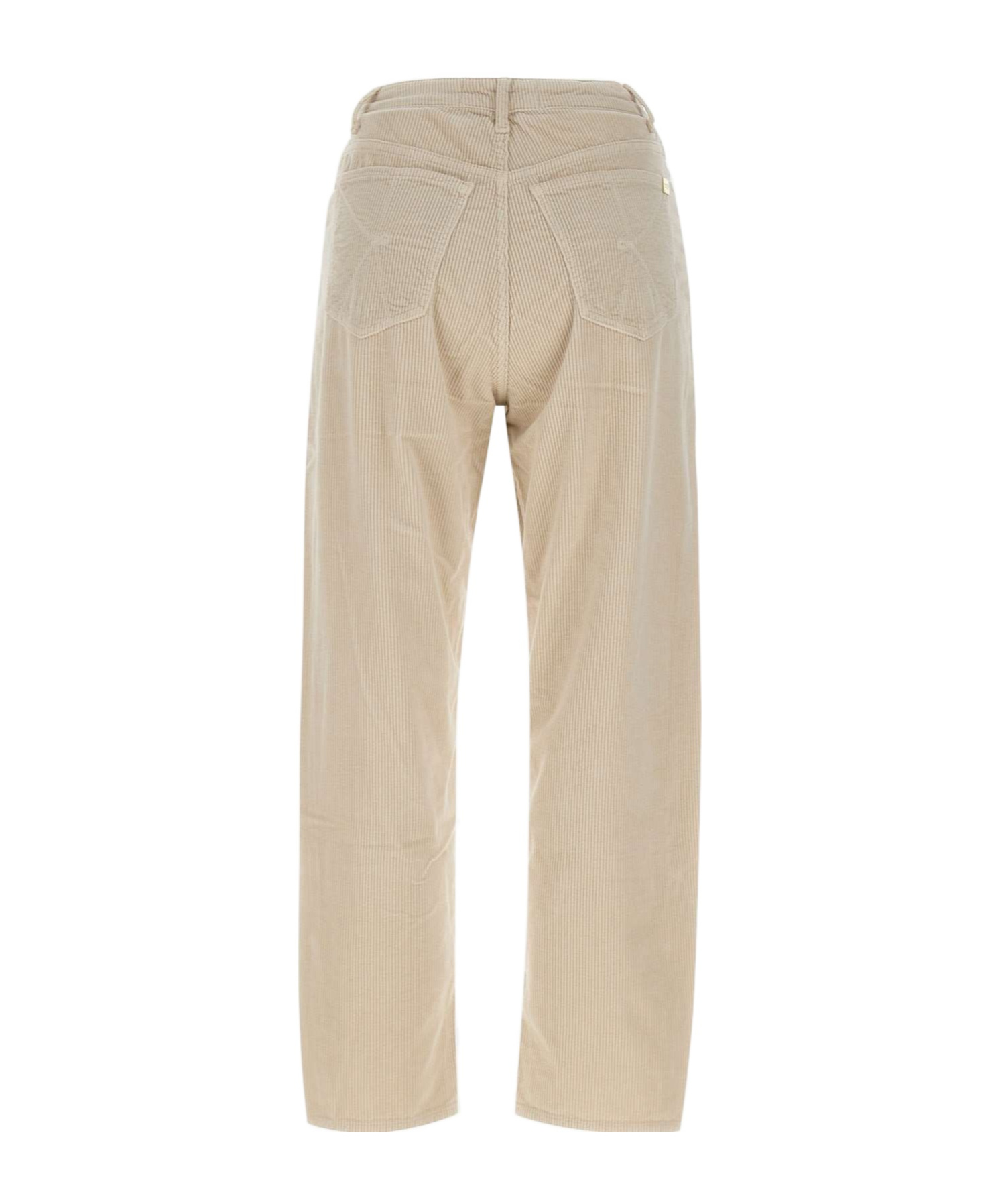 Kaos Button-fastening Corduroy Trousers In Brown