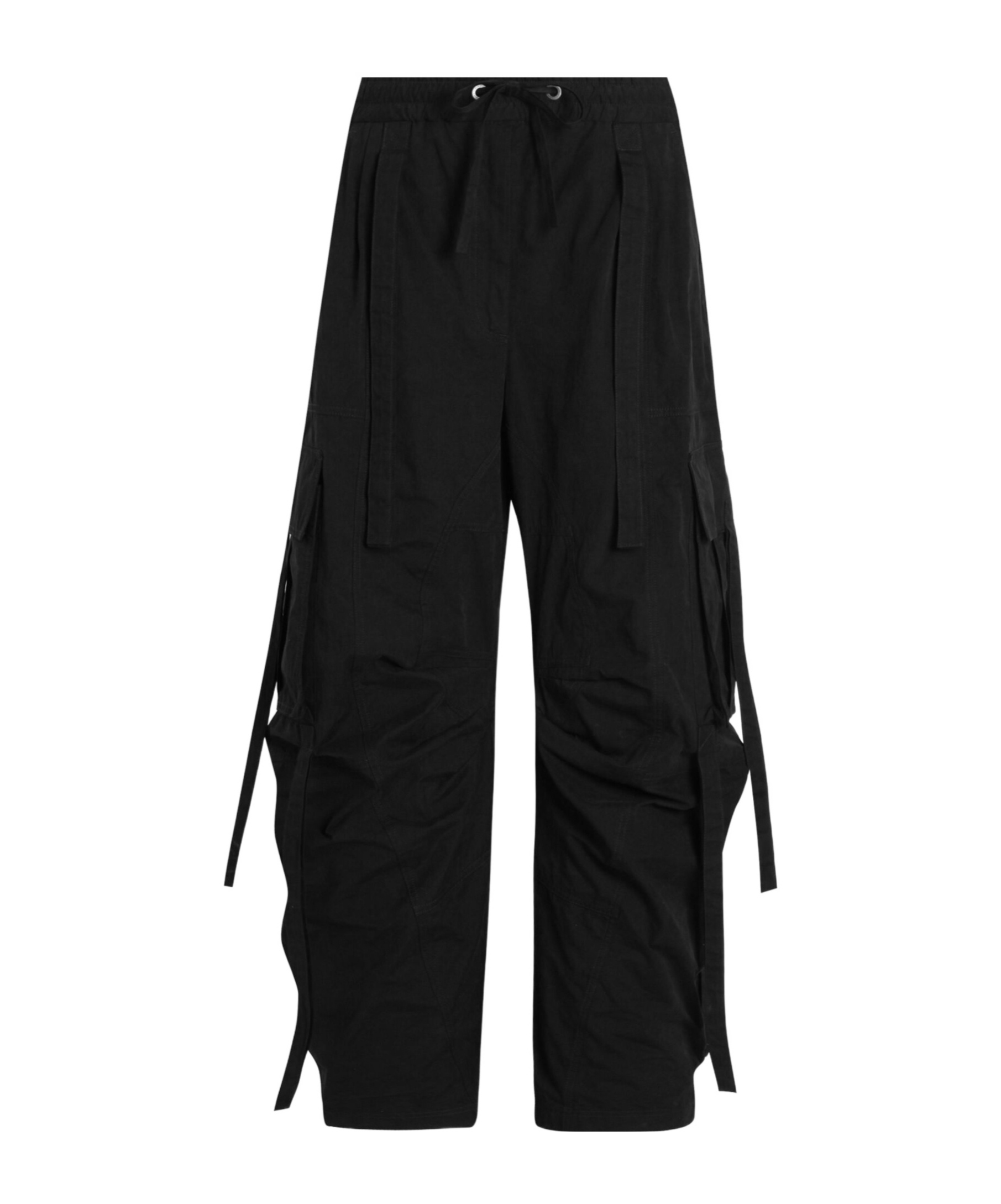 Dolce & Gabbana Drawstring Casual Pants In Black