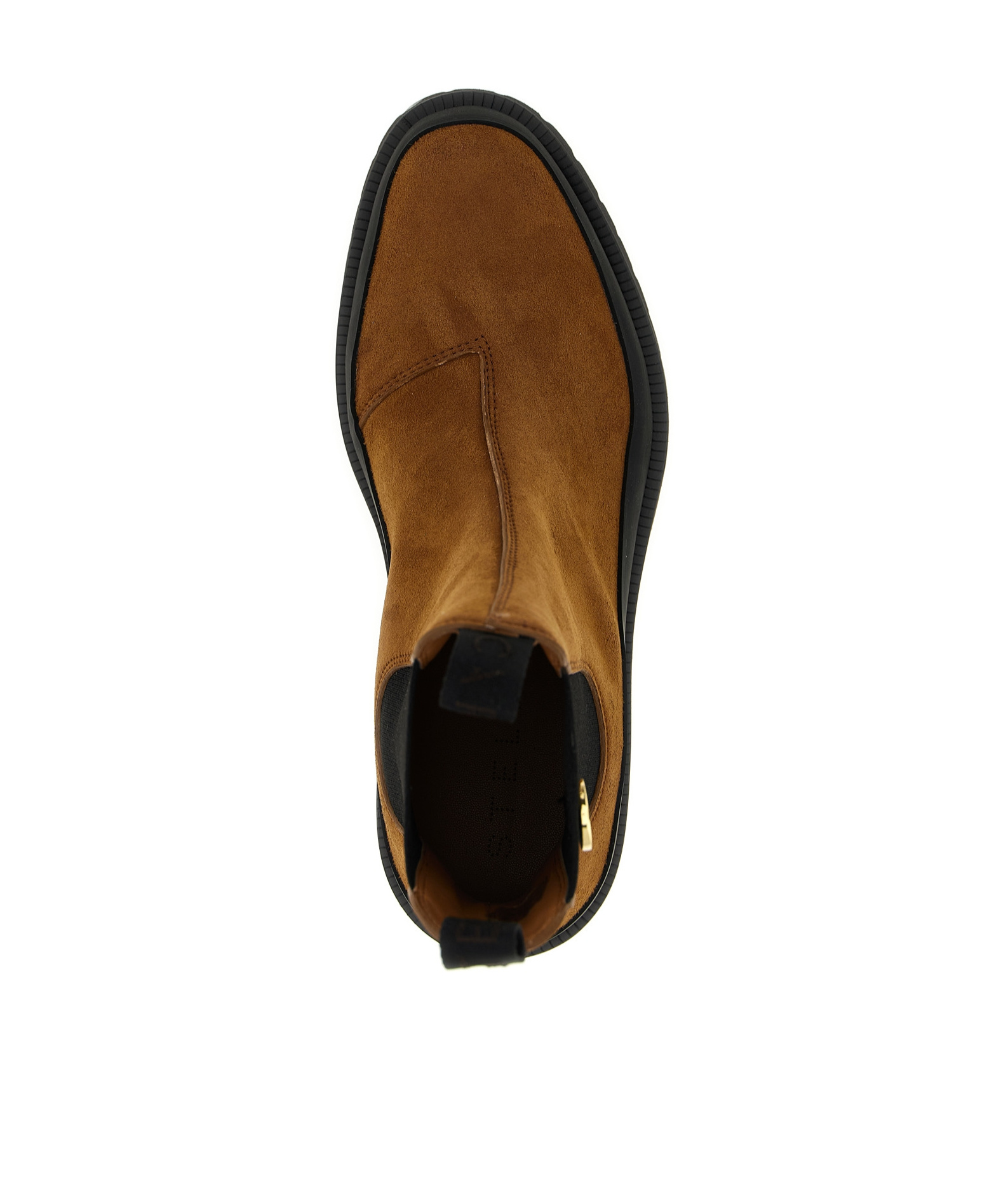 Stella Mccartney Ankle Boots With Elastic Side Panels In Brown