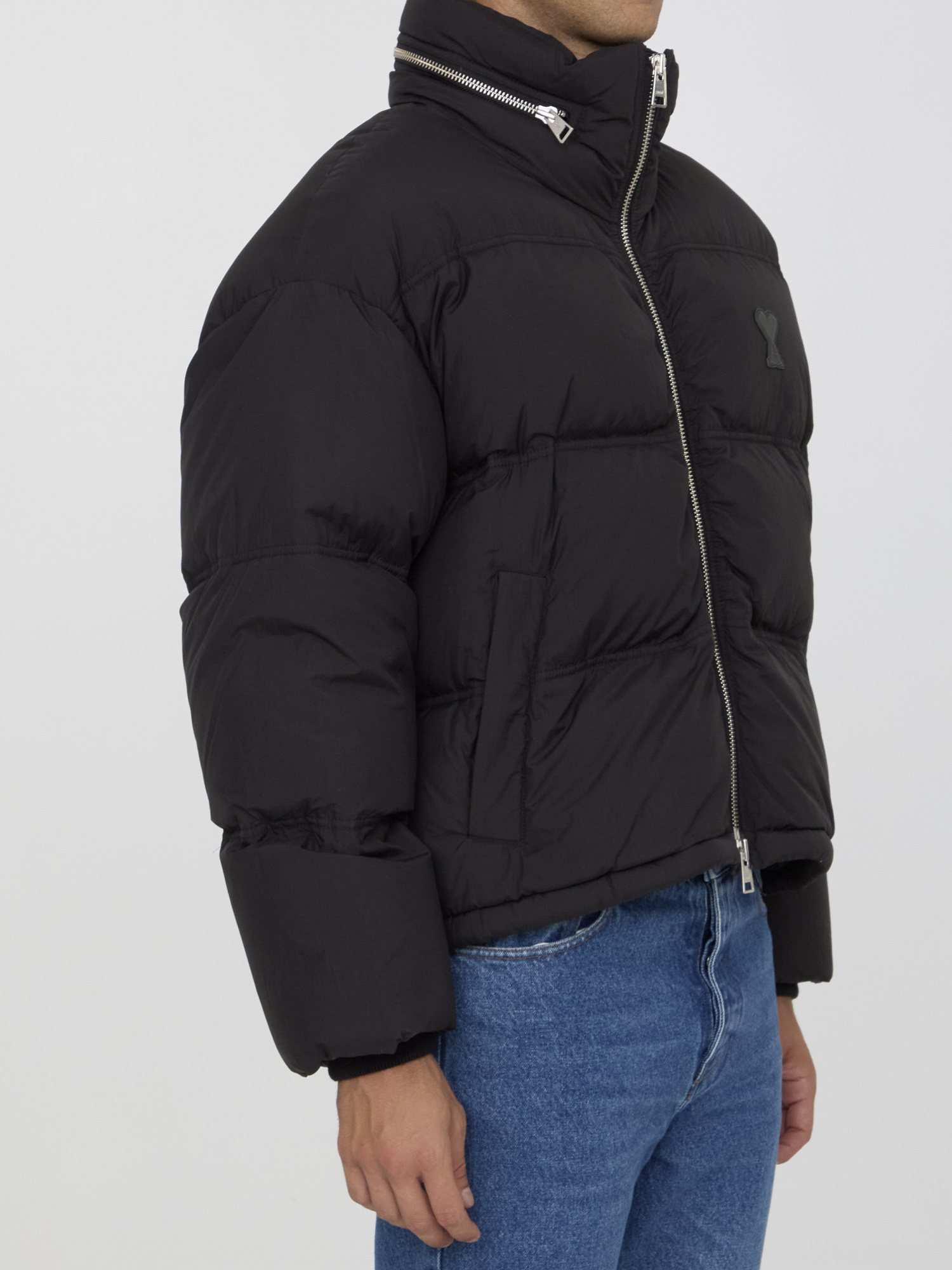 AMI ALEXANDRE MATTIUSSI AMI PARIS AMI DE COEUR ZIPPED DOWN JACKET