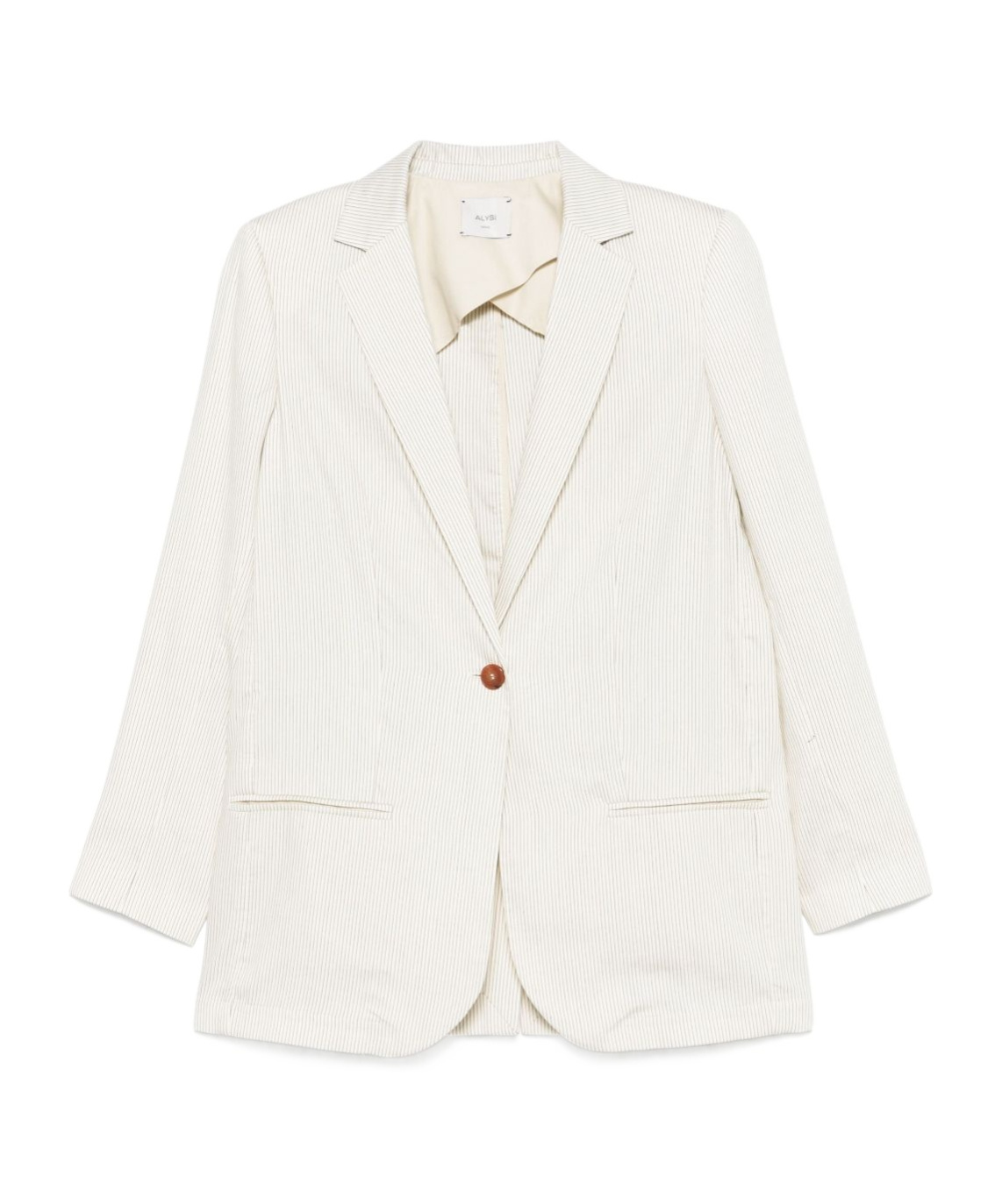 ALYSI LAPEL LONG-SLEEVED SUIT JACKET