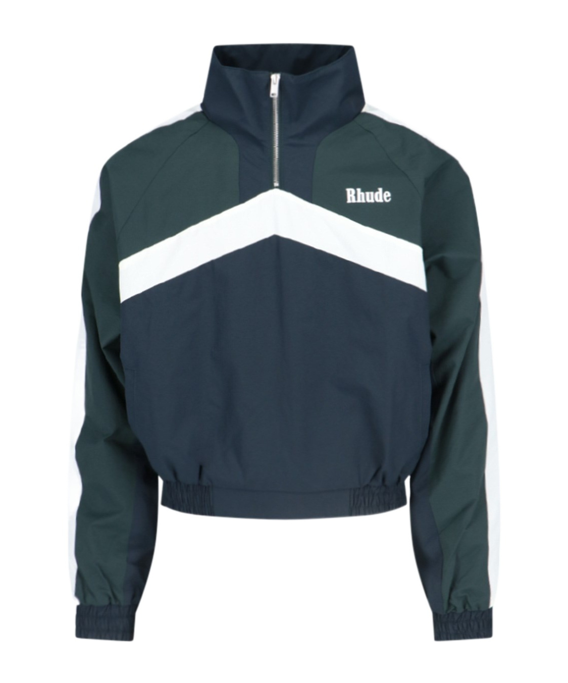 Rhude High Collar Cuffs Hem In Black
