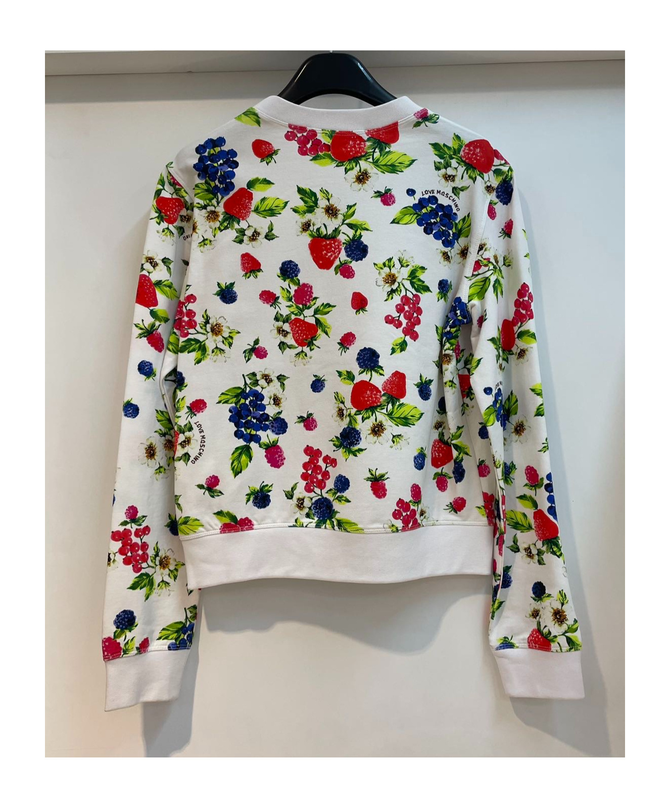MOSCHINO ROUND COLLAR PRINTED HOODIE