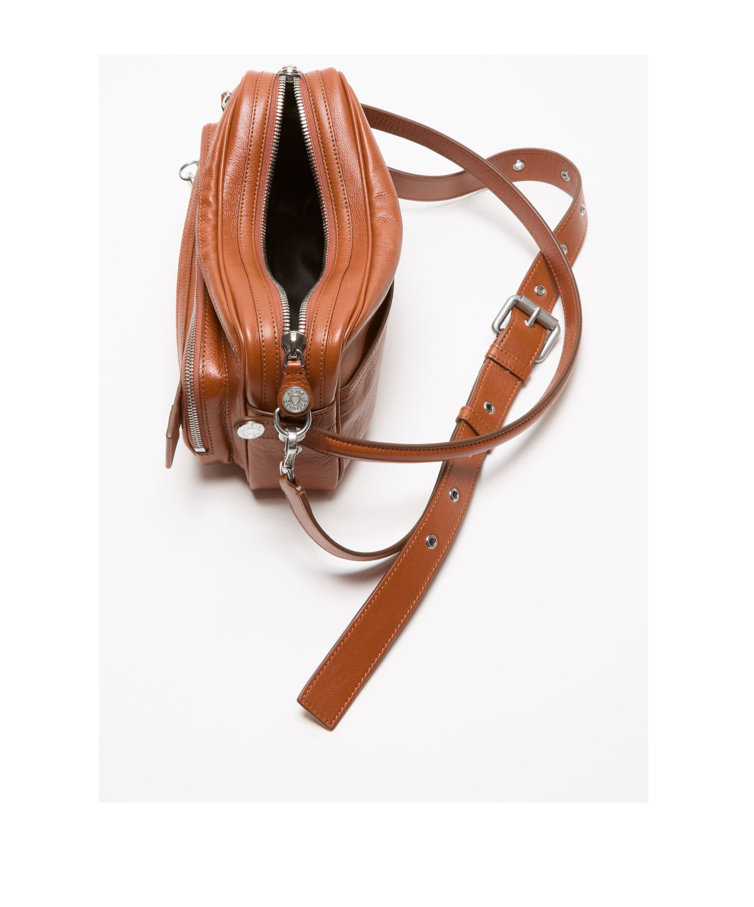 Acne Studios Small Camero Shoulder Bag In Brown