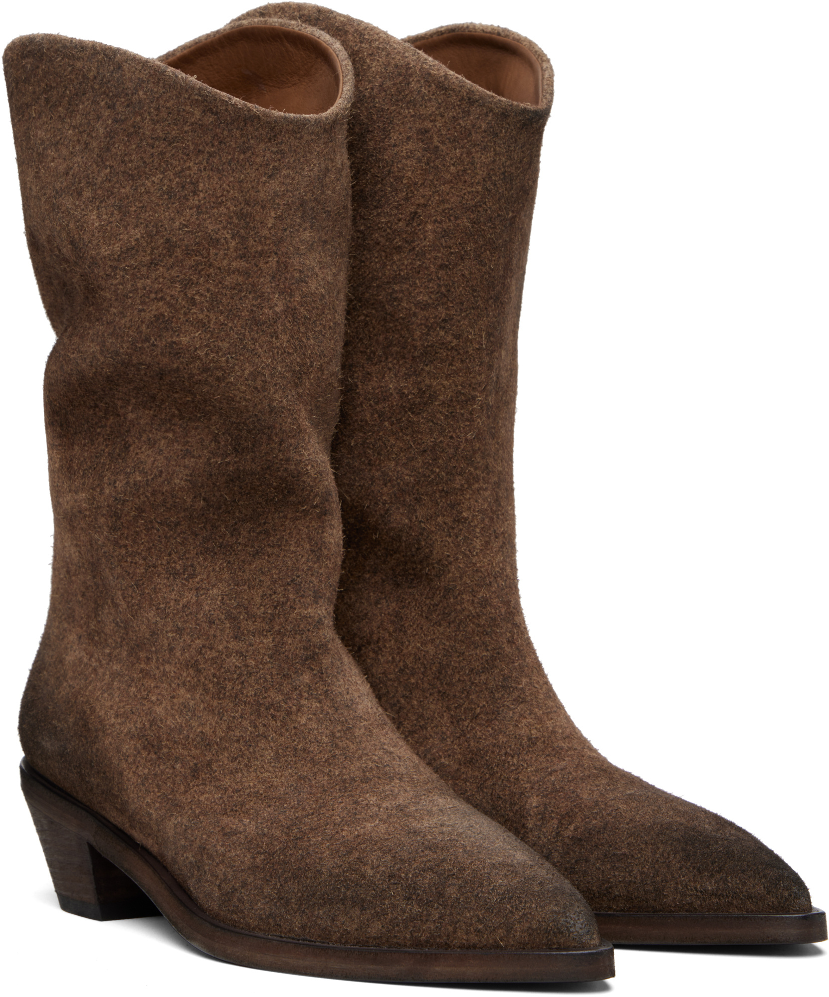Marsèll Stuzzichello Ankle Boots In Brown