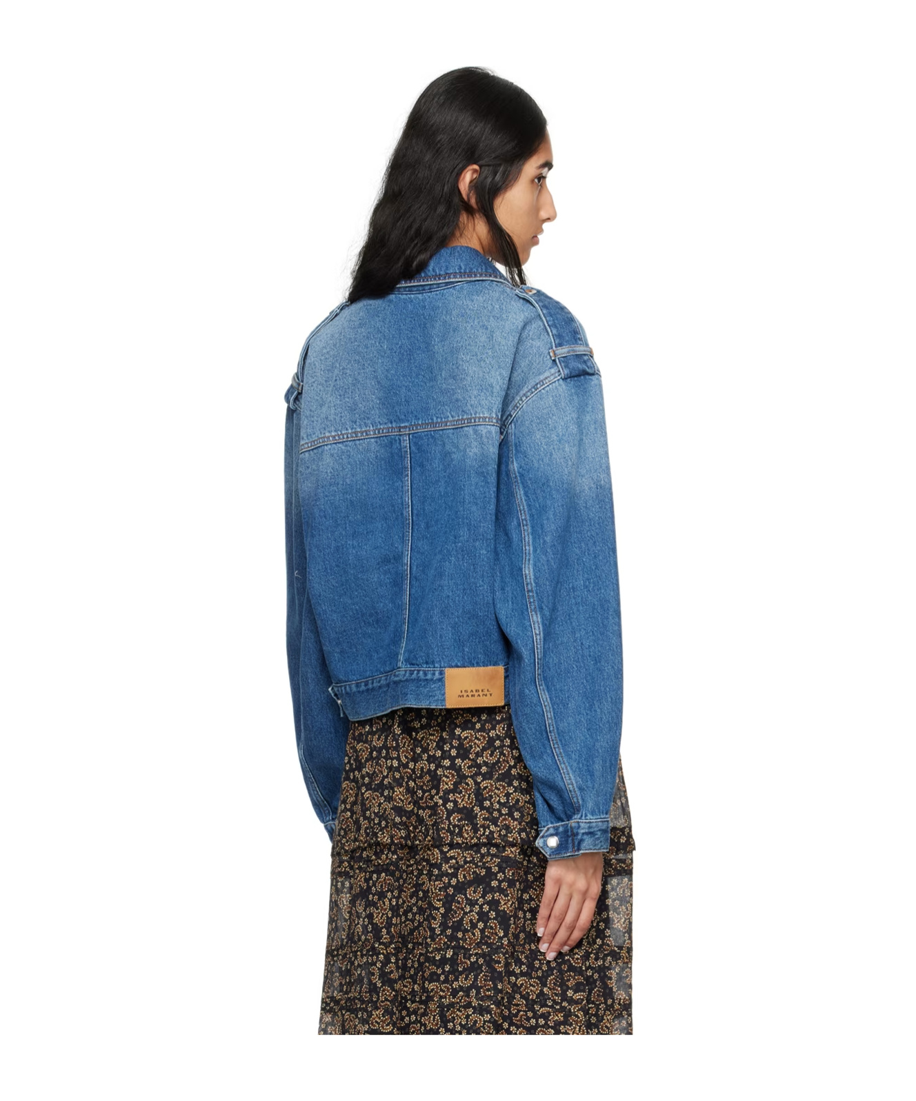 Isabel Marant Étoile Julie Denim Jacket In Blue
