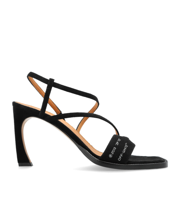 Off-white Open-toe High-heeled Sandals In Black