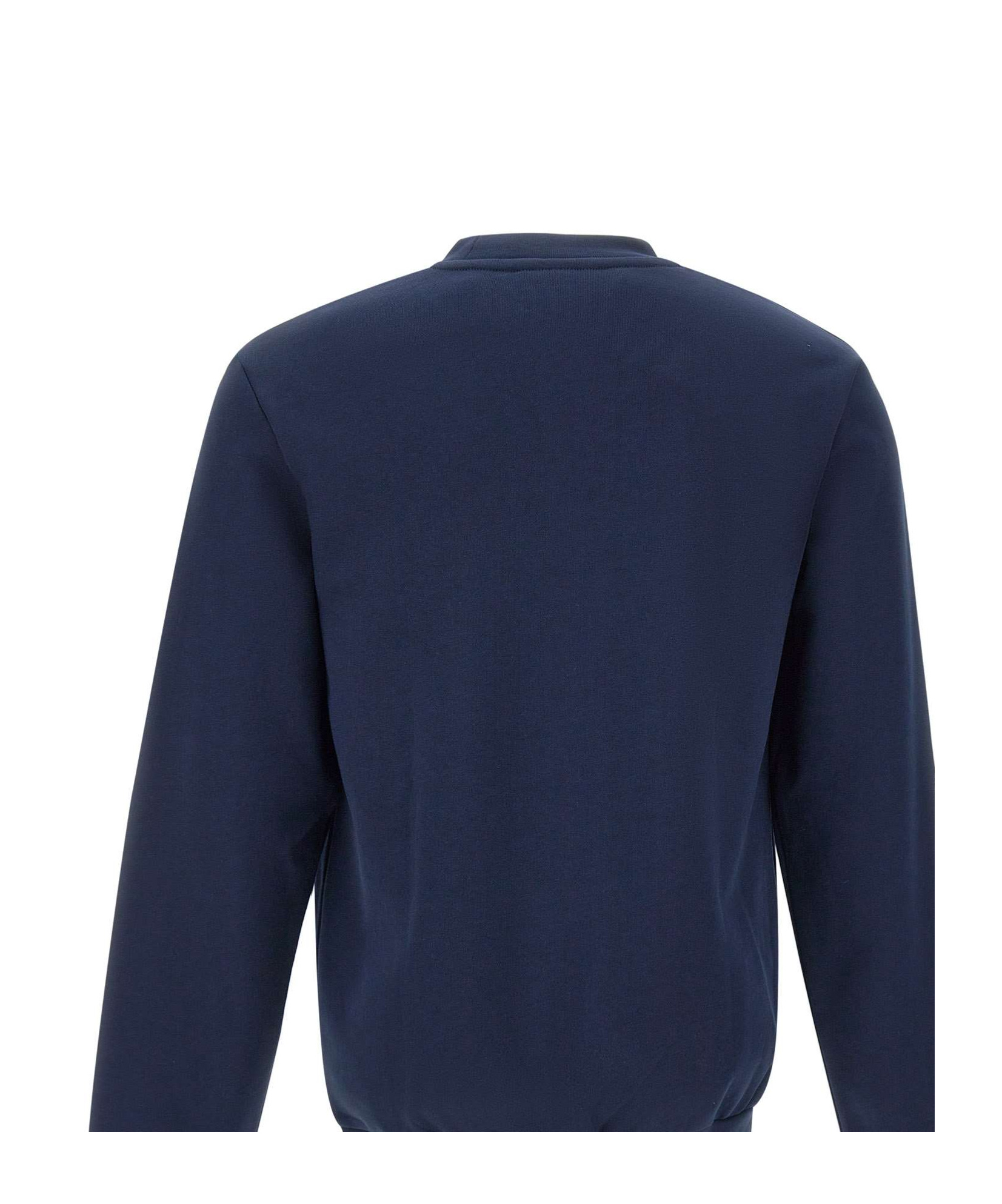 Lacoste Classic Fit Fleece Sweatshirt In Blue