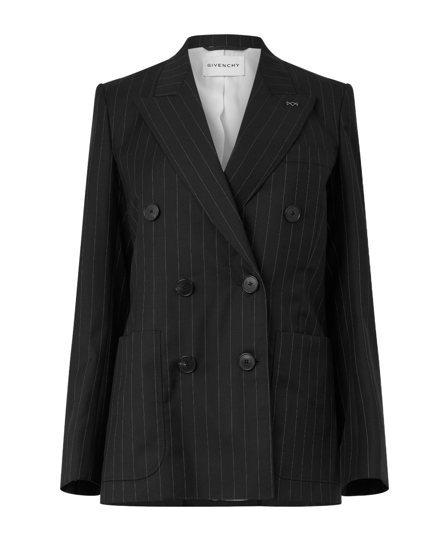 Givenchy Doublebreasted Blazer In Black