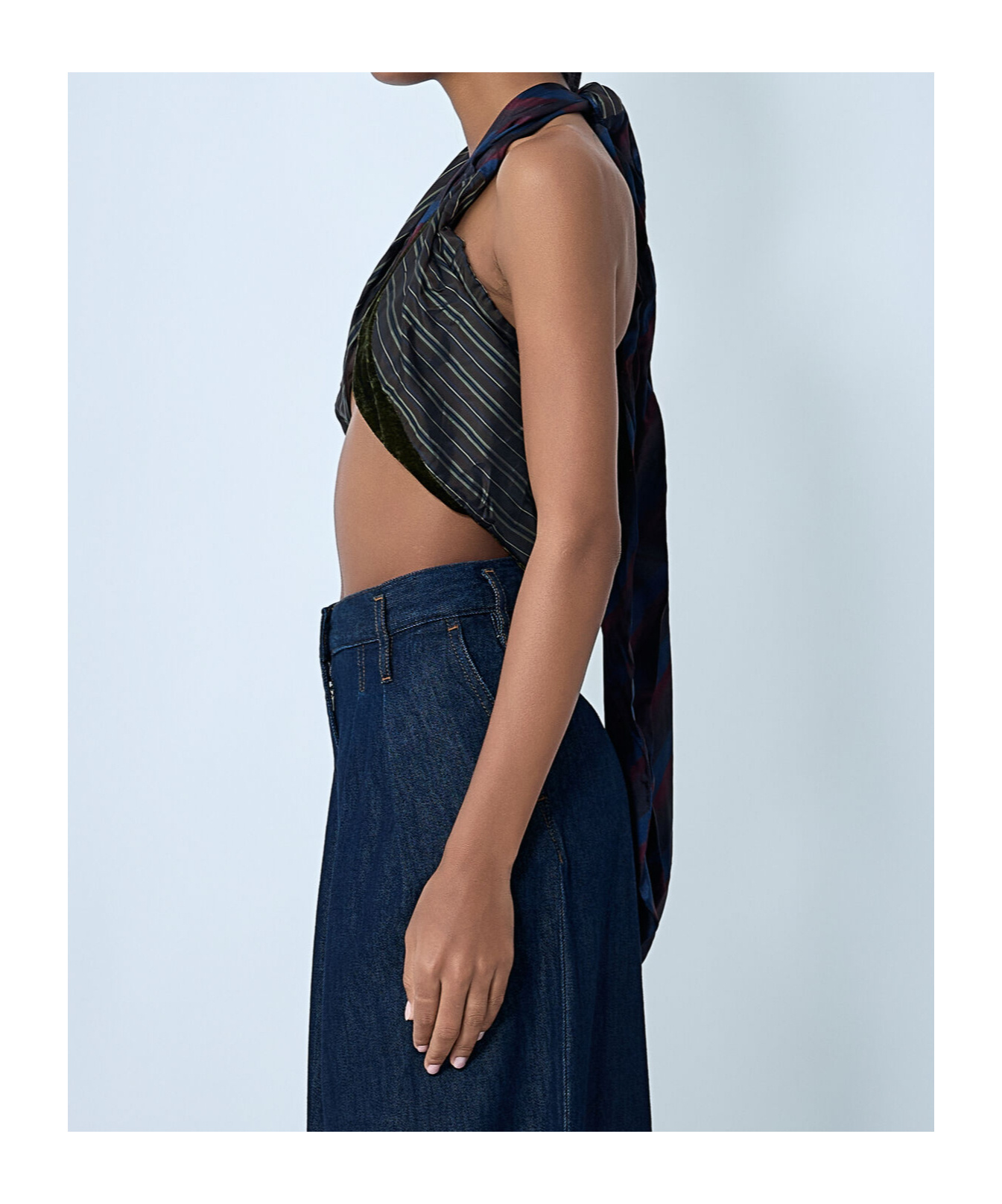 Dries Van Noten Women Draped Top In Black