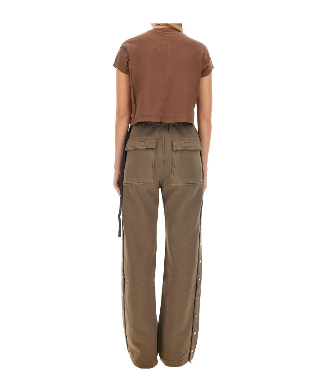 Rick Owens Drkshdw Drkshdw By Rick Owens Small Levet T-shirt In Brown