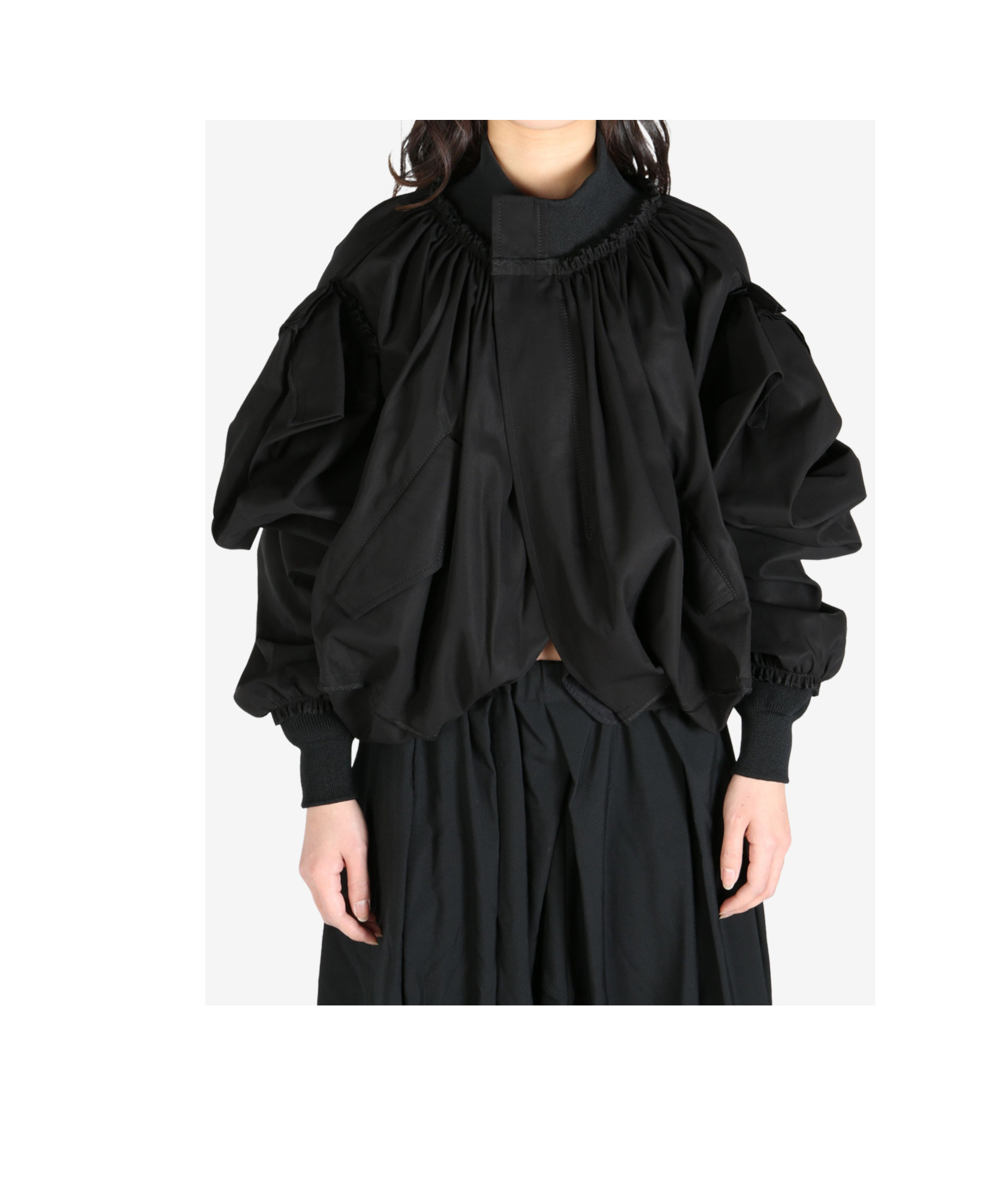 COMME DES GARÇONS DRAPED BLOUSE