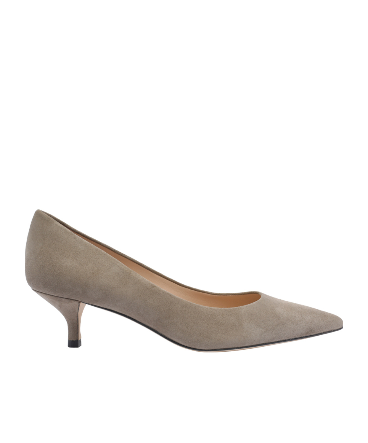 Stuart Weitzman Pointed Toe Suede Finish Pumps
