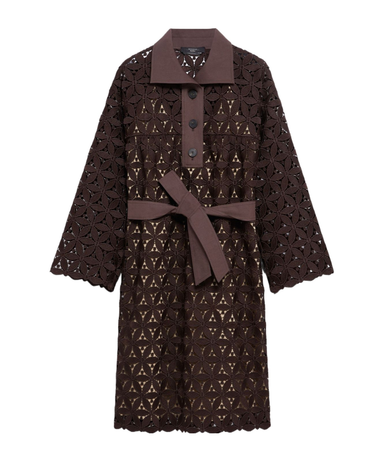 Weekend Max Mara Long-sleeved Dress In Black