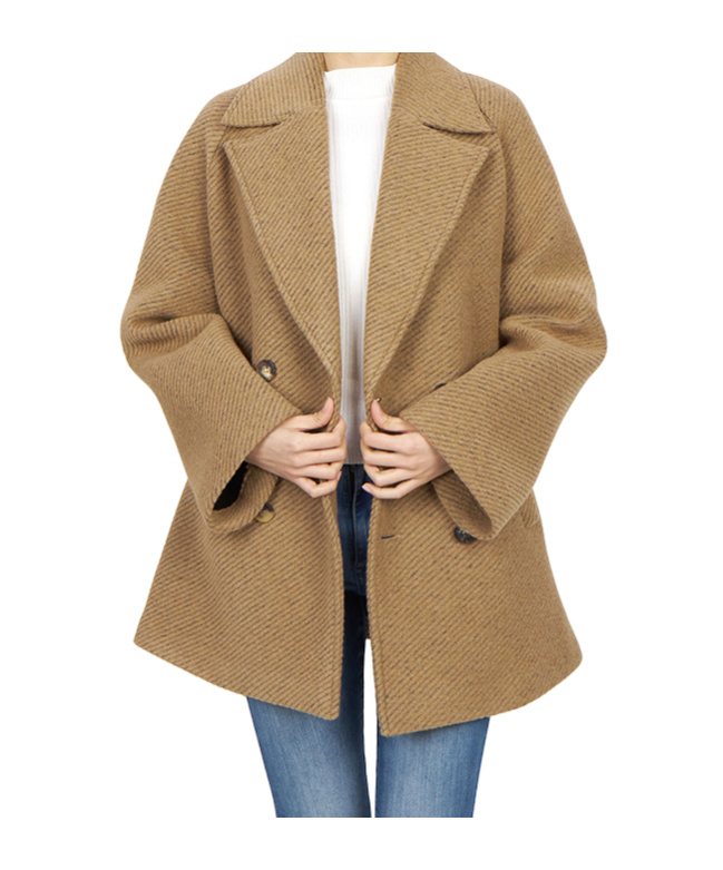 Max Mara Long-sleeved Coat In Brown