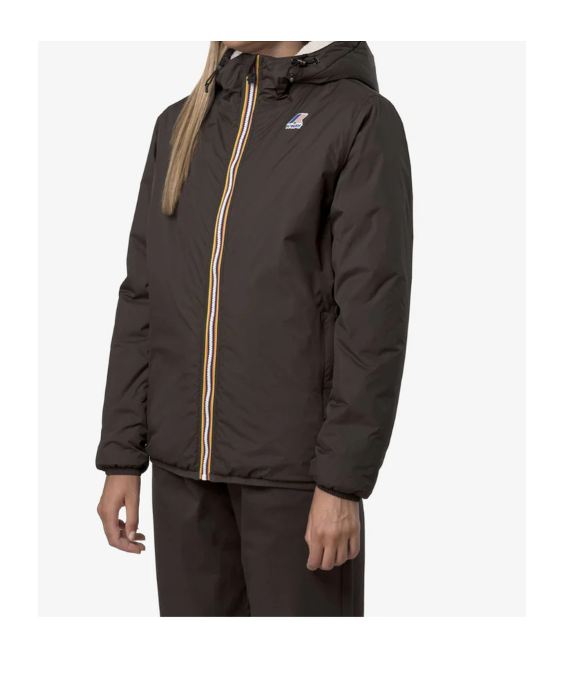 K-way Long-sleeved Jacket In Black