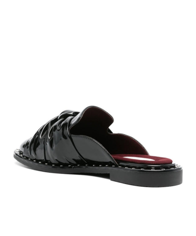 Stella Mccartney Round Head Muller Shoes In Black