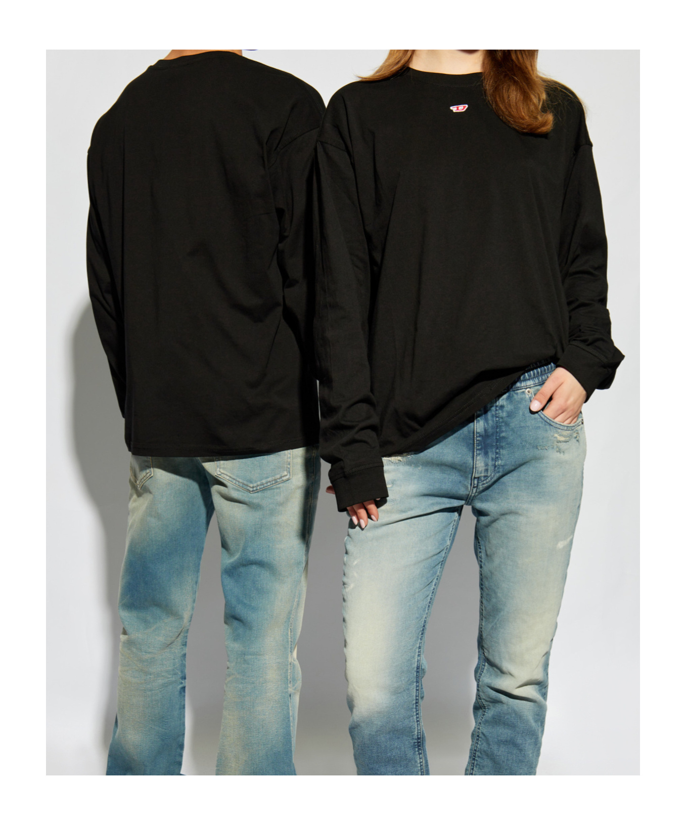 Diesel S-boxt-d Sweatshirt In Black