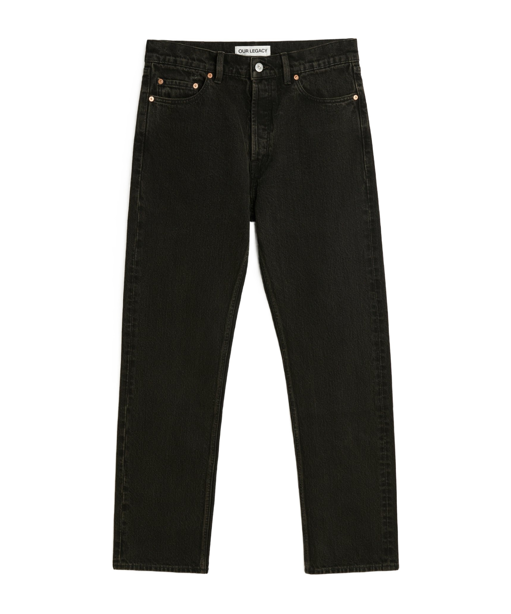 Our Legacy Chain Twill Denim In Black