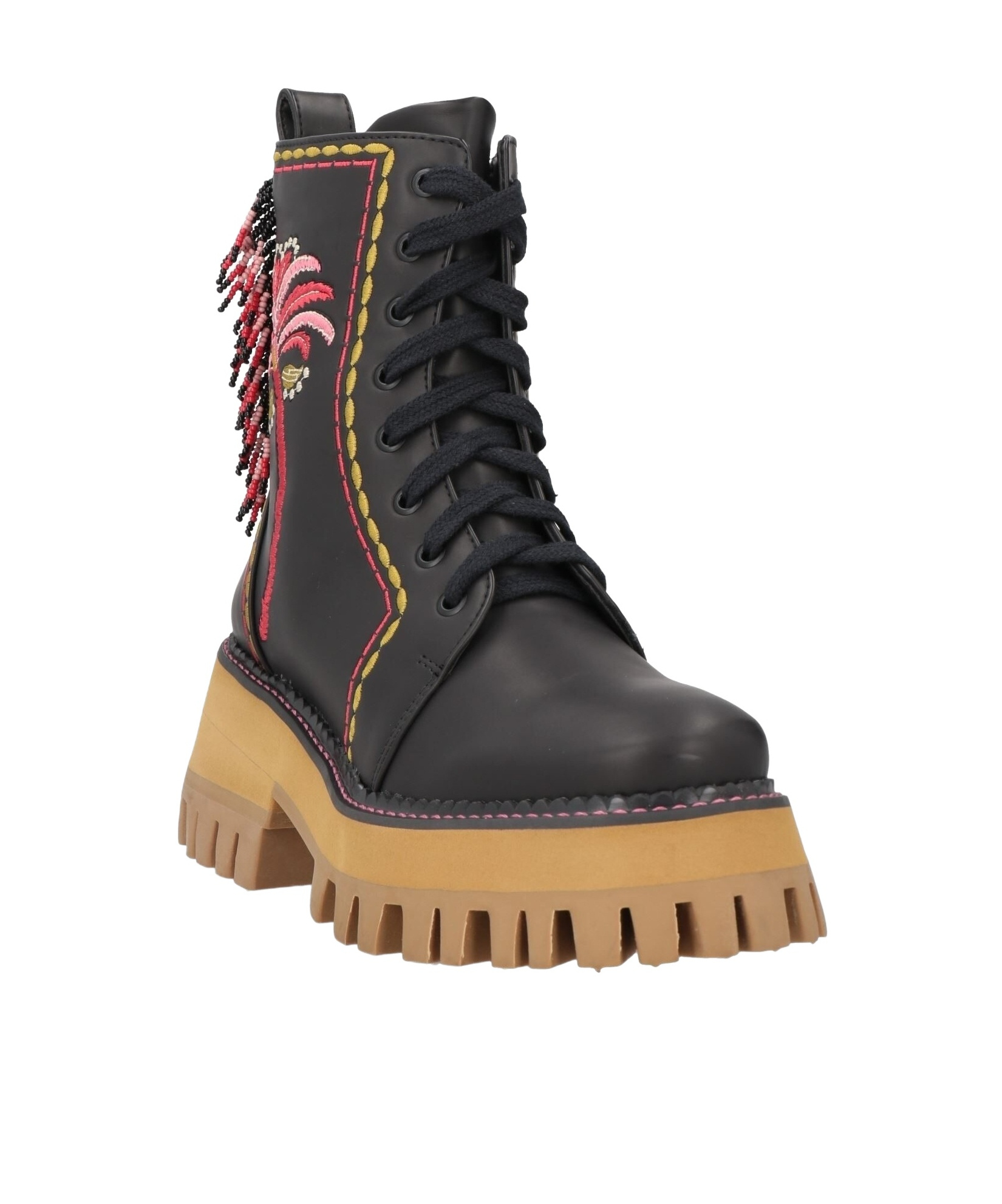 Farm Rio Plain Colour Ankle Boot In Black