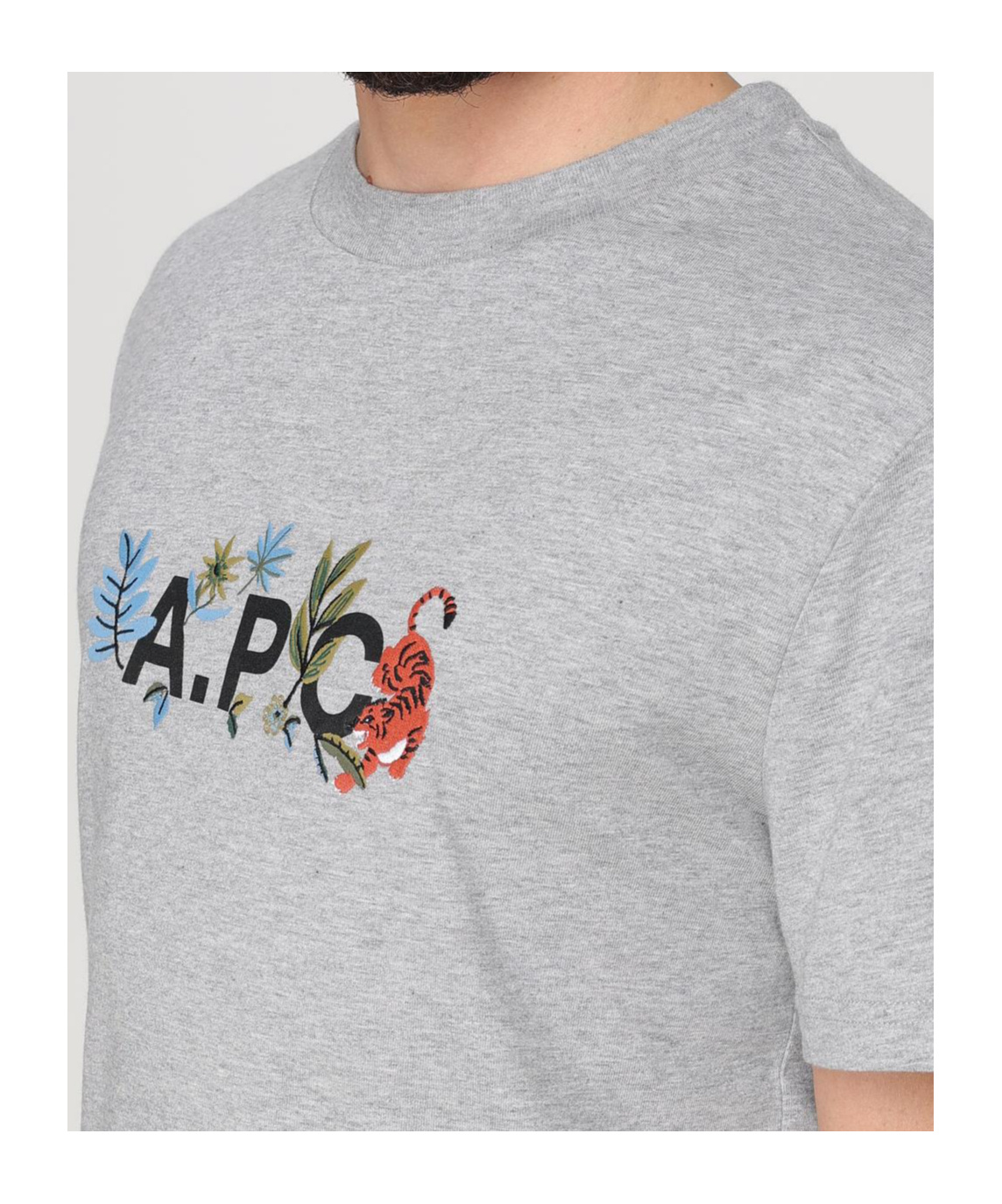 Apc Short T Shirt In Gray