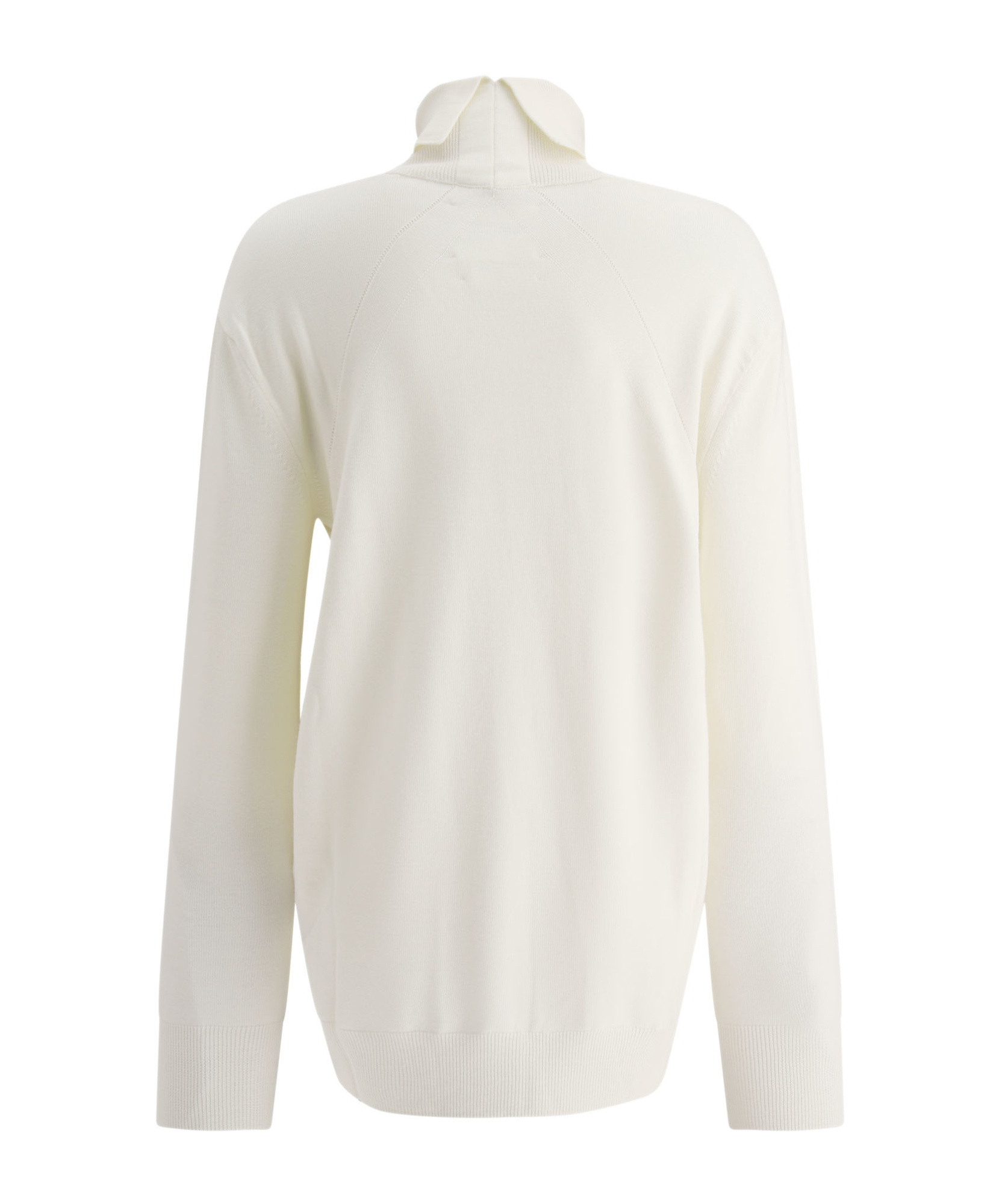 Shop Jil Sander Midweight High-neck Jumper In White