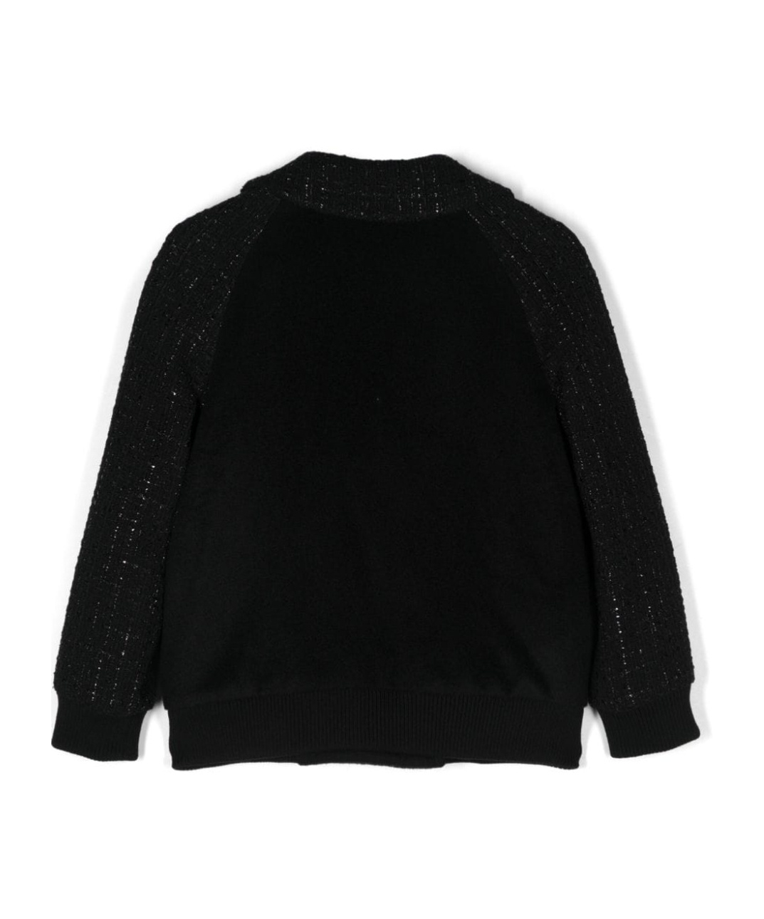 Balmain Tweed-embellished Jacket In Black