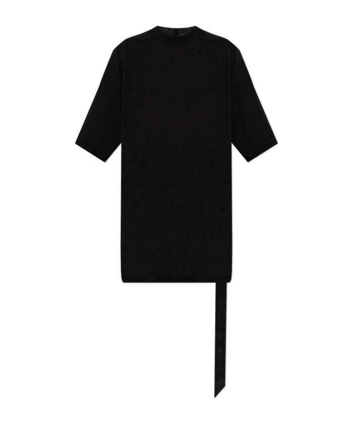 Rick Owens Drkshdw Straight Hem T-shirt In Black