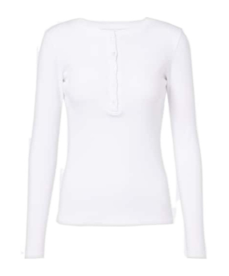 Nili Lotan Long-sleeved T-shirt In White
