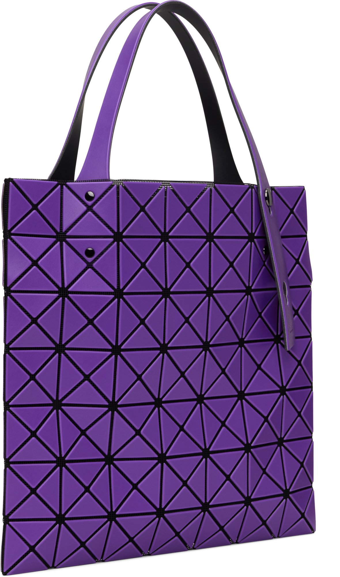 BAO BAO ISSEY MIYAKE PURPLE PRISM MATTE-2 TOTE
