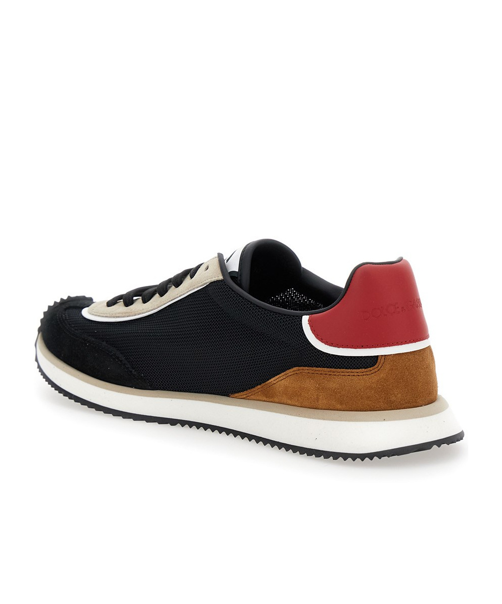 Dolce & Gabbana Dg Cushion Sneaker Sneakers Multicolor In Black