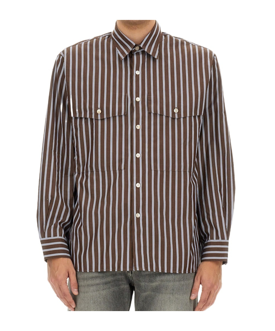 Sunflower Long-sleeved Shirt In Brown