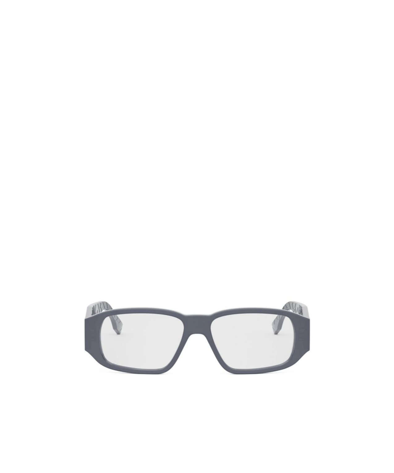 Fendi Rectangle Glasses In Gray