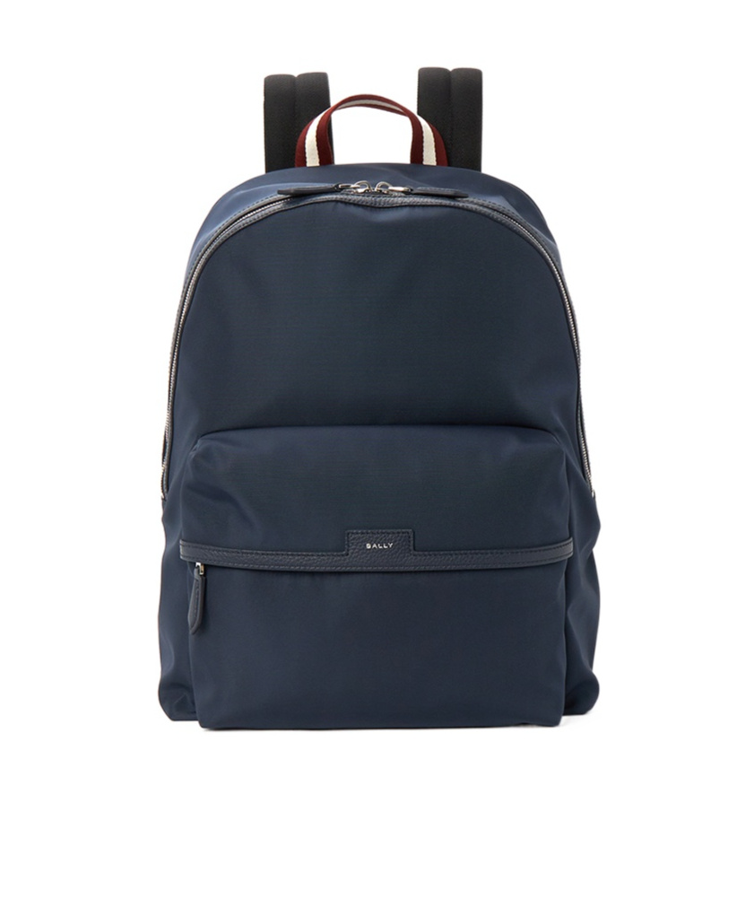 Bally Logo Backpack In Black