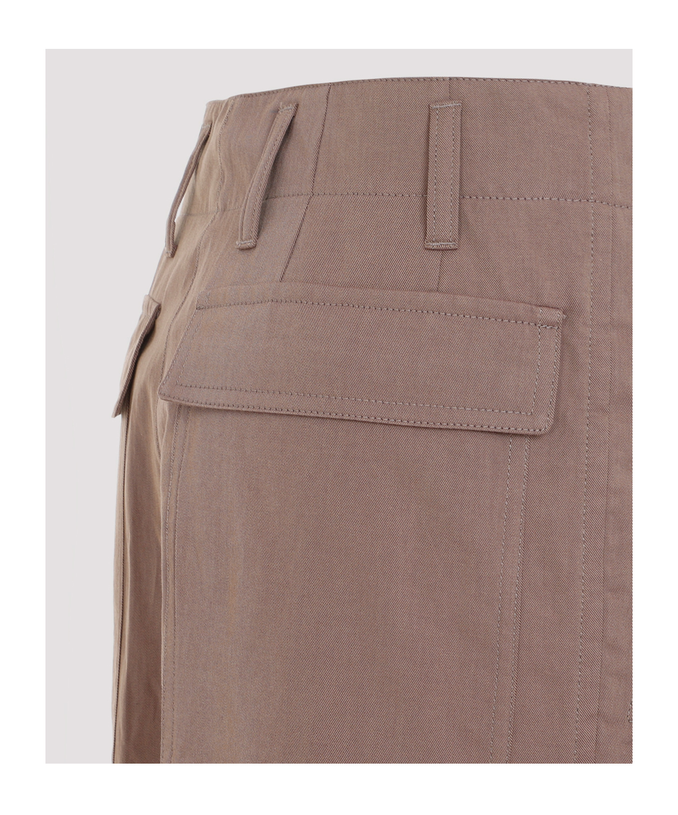 Dries Van Noten Button Detailed Straight Leg Pants In Brown