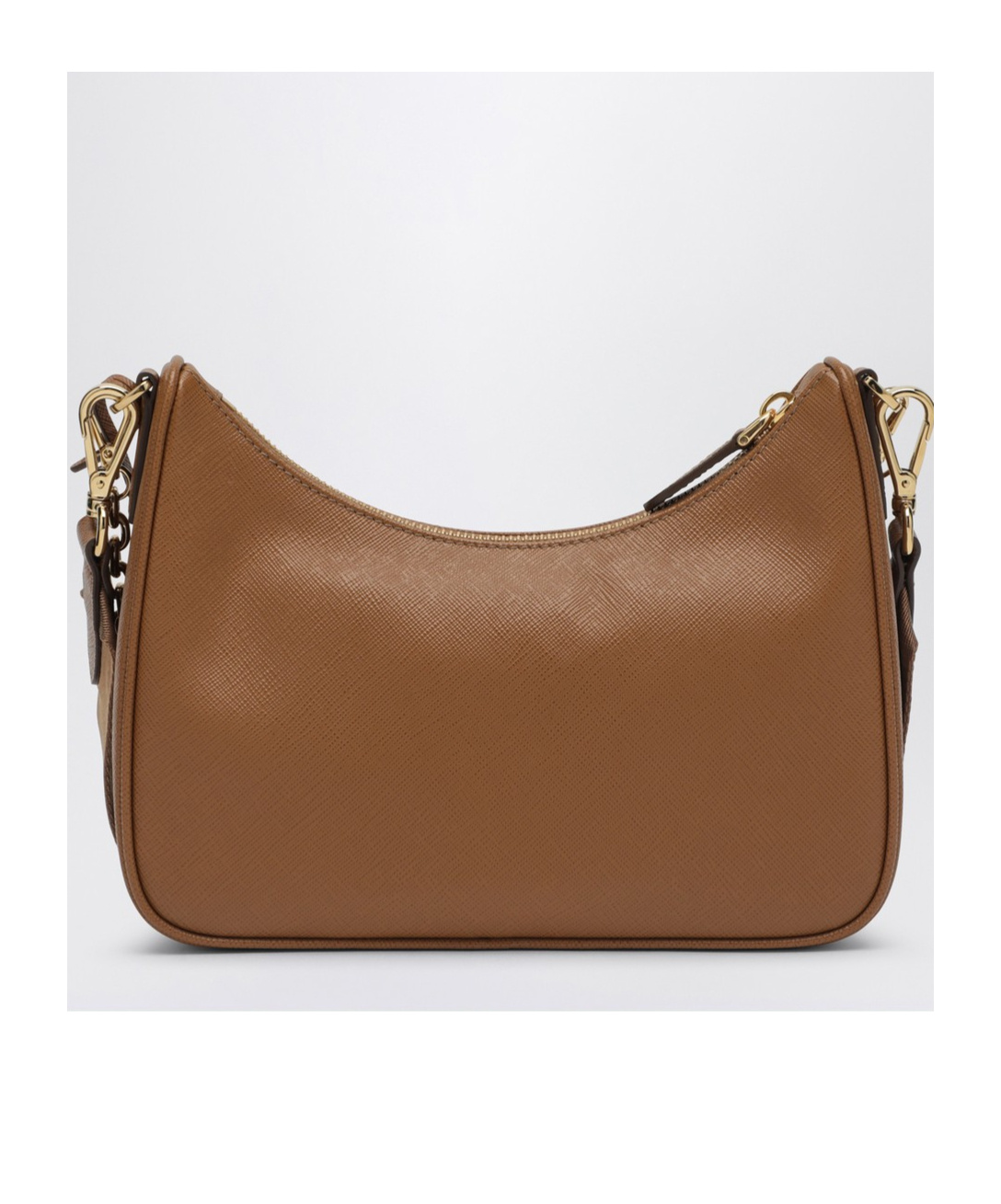 Prada Re-edition 2005 Leather Shoulder Bag In Brown