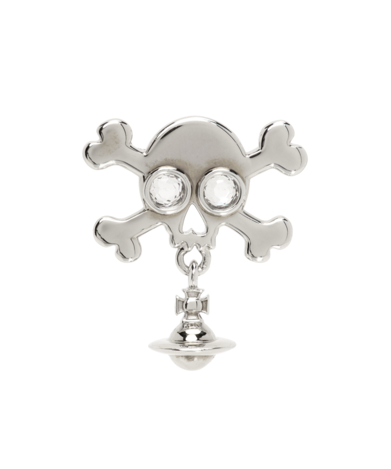 Vivienne Westwood Single Stud Earring In White
